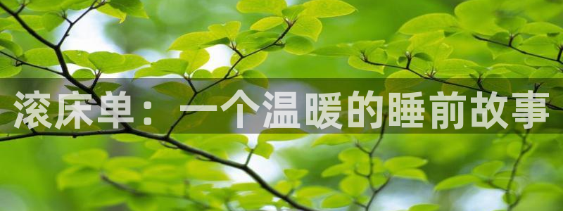 里番动漫有那些：滚床单：一个温暖的睡前故事
