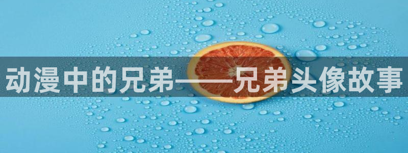 看里番动漫：动漫中的兄弟——兄弟头像故事